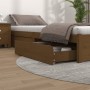 Bed drawers 4 units solid honey brown pine wood by vidaXL, Beds and accessories - Ref: Foro24-814997, Price: 140,48 €, Discou...