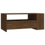 Mesa de centro madera de ingeniería marrón roble 102x55x42 cm de vidaXL, Mesas de centro - Ref: Foro24-816936, Precio: 80,02 ...