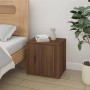 Nightstands 2 units brown oak color 50x39x47 cm by vidaXL, Lockers and storage cabinets - Ref: Foro24-816703, Price: 55,28 €,...