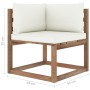 Garden set with 3 pieces made of pallets with pine wood cushions treated with preservatives. by vidaXL, Garden sets - Ref: Fo...