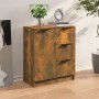 Sideboard aus geräuchertem Eichensperrholz, 60 x 30 x 70 cm von vidaXL, Sideboards - Ref: Foro24-816988, Preis: 75,96 €, Raba...