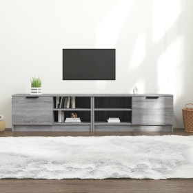 Muebles para TV 2 uds contrachapado gris Sonoma 80x35x36,5 cm de vidaXL, Muebles TV - Ref: Foro24-817120, Precio: 86,71 €, De...