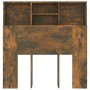 Armario cabecero roble ahumado 100x19x103,5 cm de vidaXL, Cabeceros y pies de cama - Ref: Foro24-817243, Precio: 49,99 €, Des...