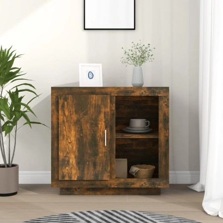 Smoked oak sideboard 80x40x75 cm by vidaXL, Sideboards - Ref: Foro24-817237, Price: 63,25 €, Discount: %