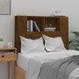 Smoked oak headboard furniture 100x18.5x104.5 cm by vidaXL, Headboards and footboards - Ref: Foro24-817264, Price: 38,04 €, D...