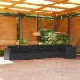 6-teiliges Gartenmöbel-Set und schwarze Kissen aus synthetischem Rattan von vidaXL, Gartensets - Ref: Foro24-3101704, Preis: ...