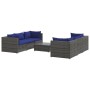 7-piece garden sofa set and gray synthetic rattan cushions by vidaXL, Garden sets - Ref: Foro24-3101502, Price: 554,70 €, Dis...