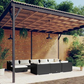 Gartenmöbel-Set 10 Stück synthetische Rattan-Kissen schwarz von vidaXL, Gartensets - Ref: Foro24-3102039, Preis: 699,99 €, Ra...