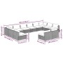 Set de muebles de jardín 12 pzas cojines ratán sintético gris de vidaXL, Conjuntos de jardín - Ref: Foro24-3102142, Precio: 1...