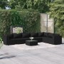 8-teiliges Gartenmöbel-Set und schwarze synthetische Rattankissen von vidaXL, Gartensets - Ref: Foro24-3101752, Preis: 798,26...