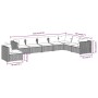 Gartensofa 8 Stück und Kissen synthetisches Rattan grau von vidaXL, Gartensets - Ref: Foro24-3102374, Preis: 620,78 €, Rabatt: %