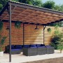 10-teiliges Gartenmöbel-Set und graue synthetische Rattankissen von vidaXL, Gartensets - Ref: Foro24-3102046, Preis: 629,88 €...