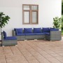 6-piece garden sofa set and gray synthetic rattan cushions by vidaXL, Garden sets - Ref: Foro24-3102326, Price: 421,94 €, Dis...