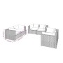 6-piece garden sofa set and gray synthetic rattan cushions by vidaXL, Garden sets - Ref: Foro24-3102302, Price: 436,29 €, Dis...