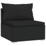 8-teiliges Gartensofa-Set und schwarze synthetische Rattankissen von vidaXL, Gartensets - Ref: Foro24-3102544, Preis: 780,14 ...