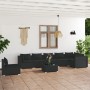 8-teiliges Gartenmöbel-Set und schwarze synthetische Rattankissen von vidaXL, Gartensets - Ref: Foro24-3102344, Preis: 780,99...