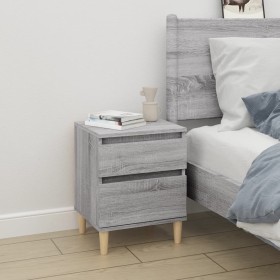 Sonoma gray bedside table 40x35x50 cm by vidaXL, Lockers and storage cabinets - Ref: Foro24-821838, Price: 41,99 €, Discount: %