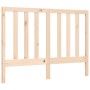 Bed frame with solid wood headboard 120x200 cm by vidaXL, Beds and slatted bases - Ref: Foro24-3193786, Price: 115,81 €, Disc...