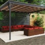 Garden furniture set, 11 pieces, with brown synthetic rattan cushions. by vidaXL, Garden sets - Ref: Foro24-3102811, Price: 1...