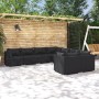 8-piece garden furniture set and black synthetic rattan cushions by vidaXL, Garden sets - Ref: Foro24-3102752, Price: 796,89 ...