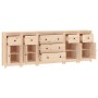 Aparador de madera maciza de pino 230x35x80 cm de vidaXL, Aparadores - Ref: Foro24-3114094, Precio: 327,99 €, Descuento: %