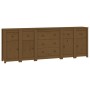 Aparador de madera maciza de pino marrón miel 230 x 35 x 80 cm de vidaXL, Aparadores - Ref: Foro24-3114097, Precio: 332,94 €,...