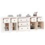 Solid white pine wood sideboard 230 x 35 x 80 cm by vidaXL, Sideboards - Ref: Foro24-3114095, Price: 375,23 €, Discount: %