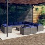 14-piece garden furniture set and gray synthetic rattan cushions by vidaXL, Garden sets - Ref: Foro24-3102918, Price: 1,00 €,...