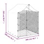 Outdoor dog kennel with galvanized steel roof silver 2x2x2.5 m by vidaXL, Dog kennels and fences - Ref: Foro24-153676, Price:...