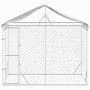 Outdoor kennel with silver galvanized steel awning 3x1.5x2.5 m by vidaXL, Dog kennels and fences - Ref: Foro24-153680, Price:...