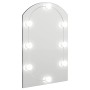 Espejo con luces LED vidrio arco 60x40 cm de vidaXL, Espejos - Ref: Foro24-3102976, Precio: 37,99 €, Descuento: %