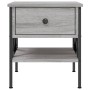 Sonoma gray engineered wood bedside table 40x42x45 cm by vidaXL, Nightstands - Ref: Foro24-825959, Price: 47,57 €, Discount: %