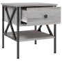 Sonoma gray engineered wood bedside table 40x42x45 cm by vidaXL, Nightstands - Ref: Foro24-825959, Price: 47,57 €, Discount: %