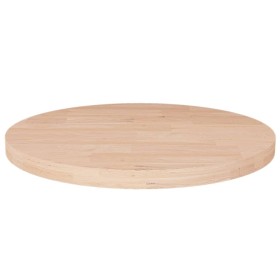 Round untreated oak wood table surface Ø50x2.5cm by vidaXL, Table tops - Ref: Foro24-342902, Price: 35,92 €, Discount: %