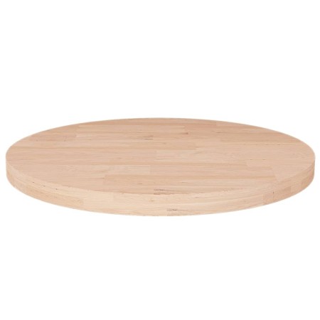 Round untreated oak wood table surface Ø50x2.5cm by vidaXL, Table tops - Ref: Foro24-342902, Price: 38,01 €, Discount: %