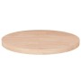 Round untreated oak wood table surface Ø50x2.5cm by vidaXL, Table tops - Ref: Foro24-342902, Price: 38,01 €, Discount: %