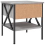 Sonoma gray engineered wood bedside table 40x42x45 cm by vidaXL, Nightstands - Ref: Foro24-825959, Price: 47,57 €, Discount: %