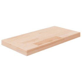 Untreated solid oak wood shelf board 40x20x2.5 cm by vidaXL, Shelves and shelves - Ref: Foro24-342934, Price: 21,99 €, Discou...