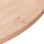 Round oak wood untreated table top Ø70x2.5cm by vidaXL, Table tops - Ref: Foro24-342904, Price: 60,31 €, Discount: %