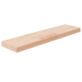 Untreated solid oak wood shelf board 80x20x4 cm by vidaXL, Shelves and shelves - Ref: Foro24-342950, Price: 39,63 €, Discount: %