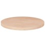 Superficie de mesa redonda madera de roble sin tratar Ø40x2,5cm de vidaXL, Tableros para mesas - Ref: Foro24-342901, Precio: ...