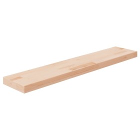 Untreated solid oak wood shelf board 100x20x4 cm by vidaXL, Shelves and shelves - Ref: Foro24-342951, Price: 53,68 €, Discoun...