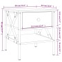 Mesita de noche madera de ingeniería roble ahumado 40x42x45 cm de vidaXL, Mesitas de noche - Ref: Foro24-825957, Precio: 49,8...