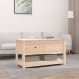 Solid pine wood coffee table 102x49x55 cm by vidaXL, Coffee table - Ref: Foro24-820921, Price: 104,44 €, Discount: %