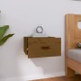 Brown honey wall-mounted bedside table 40x29.5x22 cm by vidaXL, Lockers and storage cabinets - Ref: Foro24-820992, Price: 31,...