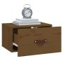 Brown honey wall-mounted bedside table 40x29.5x22 cm by vidaXL, Lockers and storage cabinets - Ref: Foro24-820992, Price: 31,...