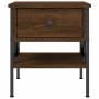 Oak brown engineered wood bedside table 40x42x45 cm by vidaXL, Nightstands - Ref: Foro24-825961, Price: 48,10 €, Discount: %