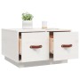 Mesa de centro de madera maciza de pino blanco 60x53x35 cm de vidaXL, Mesas de centro - Ref: Foro24-820967, Precio: 94,99 €, ...