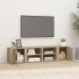 Mueble TV 2 uds madera contrachapada roble Sonoma 80x31,5x36 cm de vidaXL, Muebles TV - Ref: Foro24-819443, Precio: 70,99 €, ...