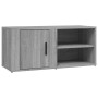 Sonoma gray plywood TV cabinet 80x31.5x36 cm by vidaXL, TV Furniture - Ref: Foro24-819448, Price: 43,77 €, Discount: %